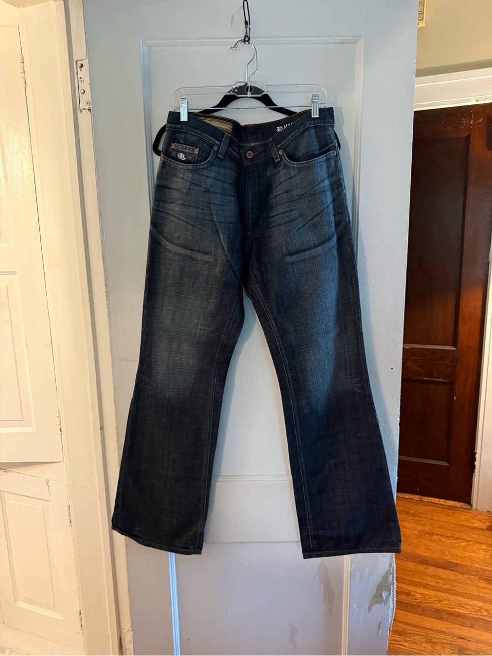 Men's Bootcut Jeans in Dark Blue Wash — Comfortable Everyday Fit